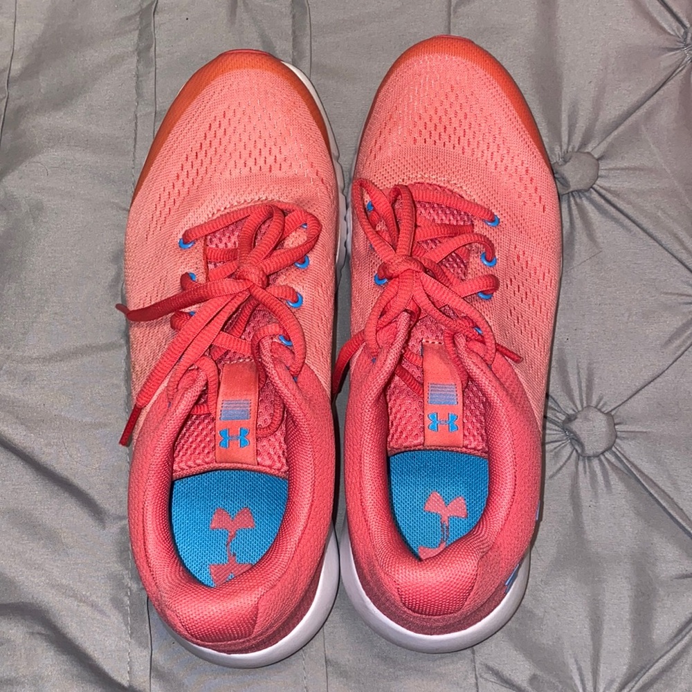 Under Armour Peach Tennis Shoes